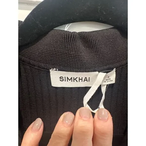 NWT Simkhai Signature Patricia Knit Ribbed Dress Size S - Picture 4 of 7